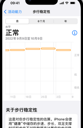 广灵iPhone手机维修如何在iPhone开启'步行稳定性通知'