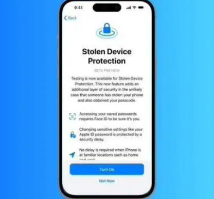 广灵苹果授权维修店分享被盗设备保护功能开启方法 