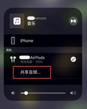 广灵苹果14音频维修点分享iPhone14音频共享设置方法 