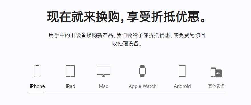 广灵苹果手机维修分享iPhone以旧换新的去处 