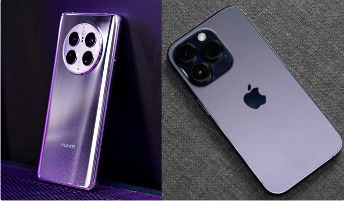 广灵苹果14维修分享华为Mate50与iPhone14哪个好？ 
