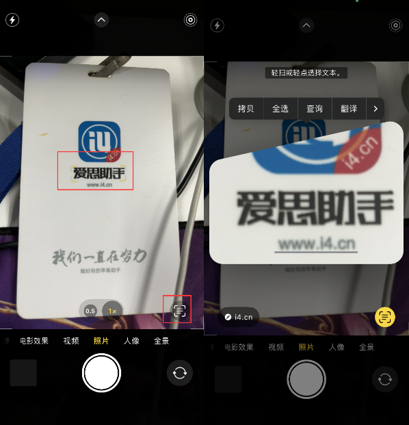 广灵苹果手机维修分享升级iOS 16后如何通过相机翻译文本 