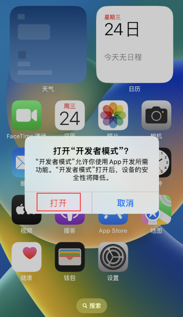 广灵苹果手机维修分享如何打开开发者模式 