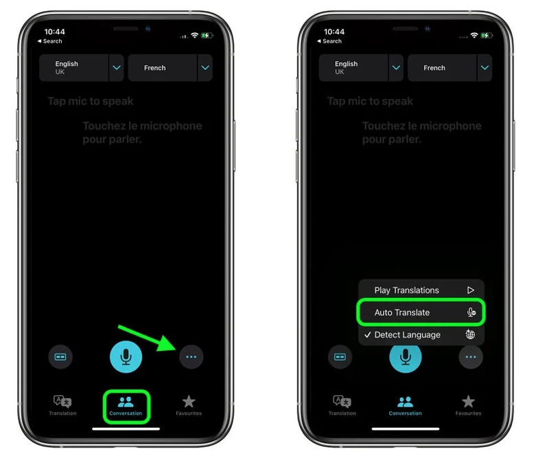 广灵苹果手机维修分享iOS 15 “翻译” App 新改进 