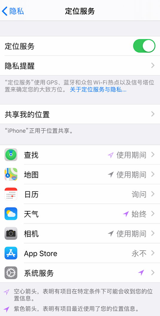 广灵苹果手机维修分享iPhone 状态栏中时间显示为蓝色图标是什么情况 
